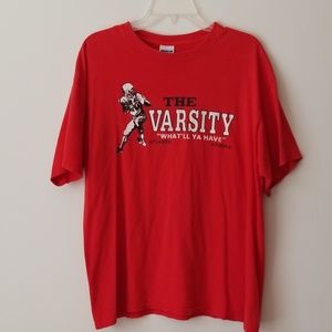 World famous "The Varsity" red tee shirt